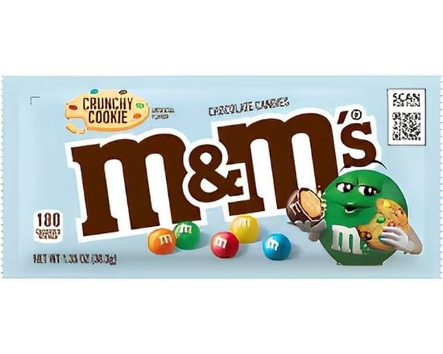 M & M Crunchy Cookie.