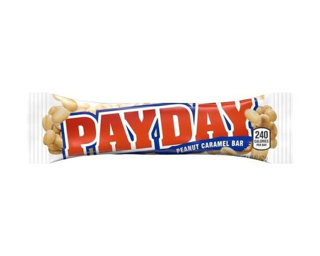 Payday Peanut Caramel Bar.