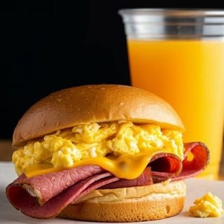 Pastrami Egg and Cheese