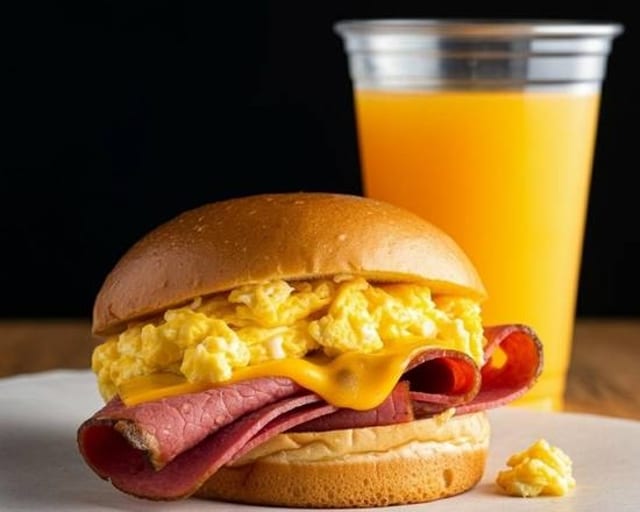Pastrami Egg and Cheese.
