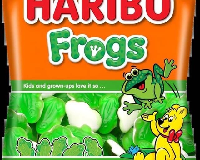Haribo Mini Rainbow Frogs.
