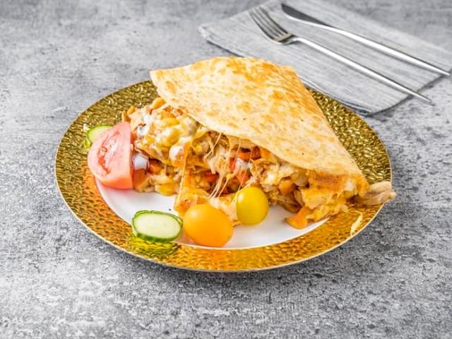 Spicy Chicken Quesadilla.