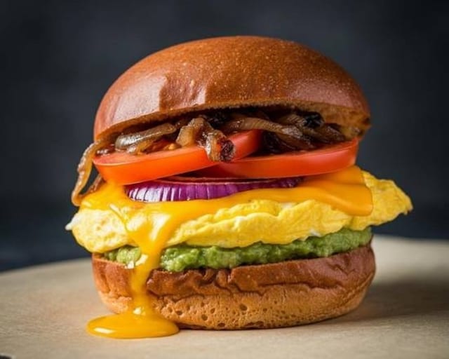 Cali Breakfast Sandwich.