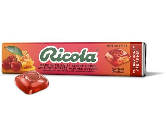 Ricola Cherry Honey.