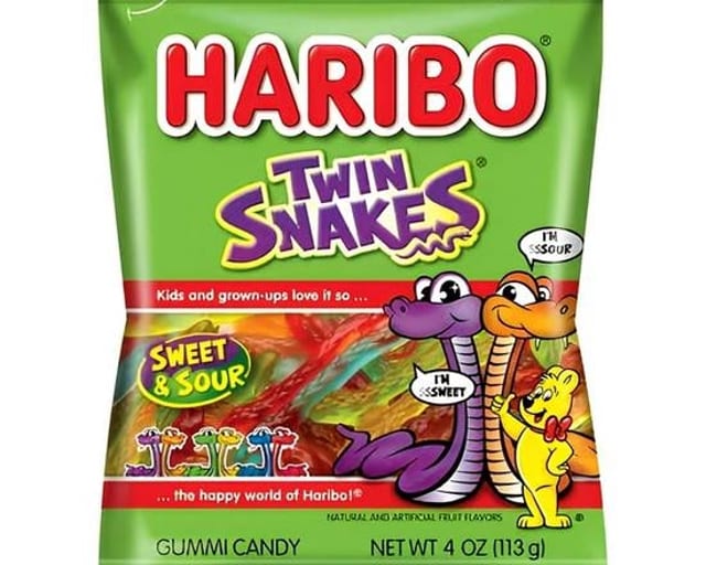 Haribo Twin Snakes.