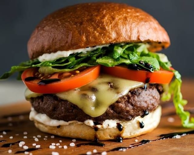 Caprese Burger.