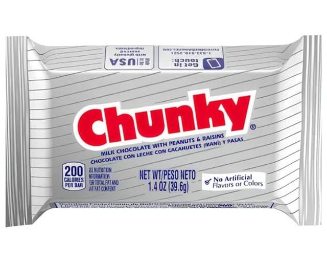Chunky Milk Chocolate.