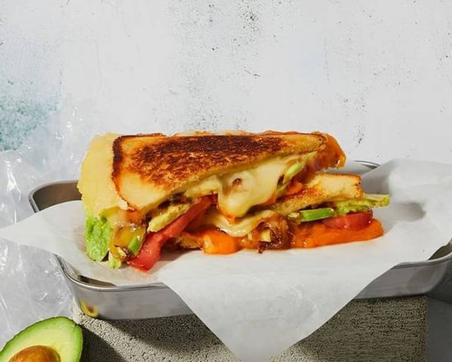 Fancy Grilled Cheese Sandwich.