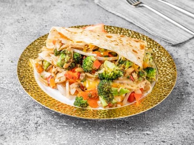 Veggie Quesadilla.