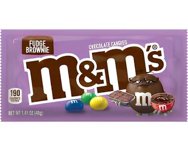 M & M Fudge Brownie.