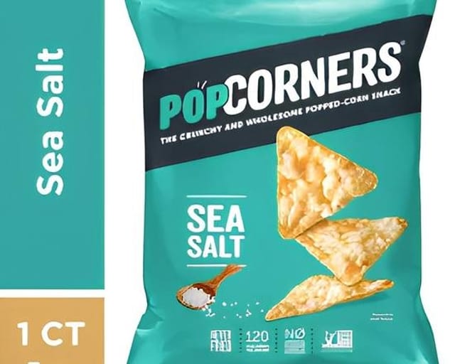 Pop Corners Sea Salt.
