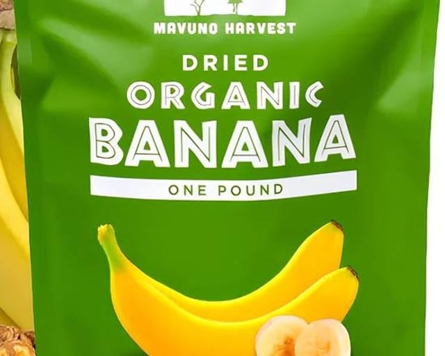 Mavuno Harvest Dried Organic Banana.
