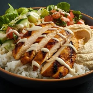 Chicken Kebab Rice Bowl