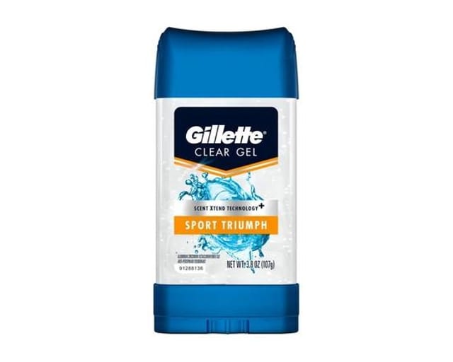 Gillette Antiperspirant Gel Sport Triumph.