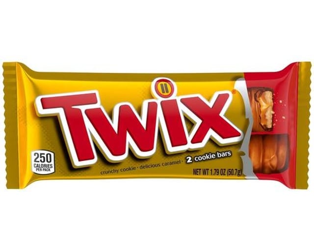 Twix Cookie Bars, Chocolate-Caramel (1.79 Oz).