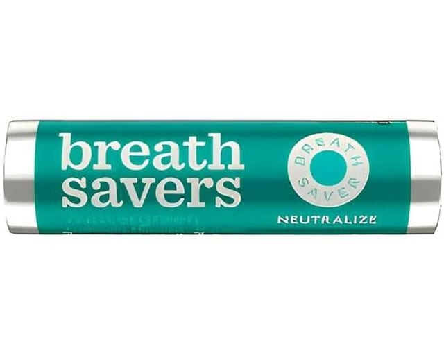 Breath Savers Wintergreen.