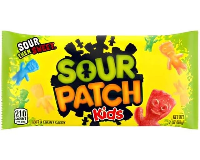 Sour Patch Sour Then Sweet.