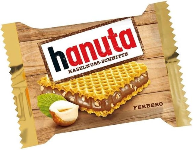 Hanuta Haselnuss-schnitte.