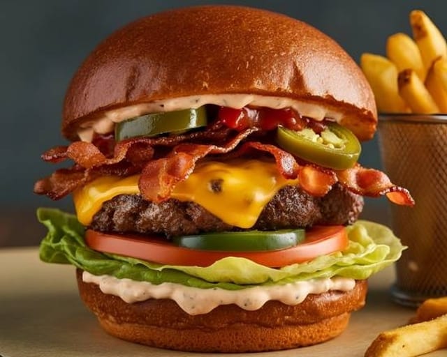 Volcano Burger.