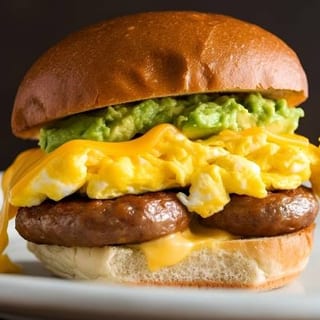 Sausage, Egg, Cheese, and Avocado