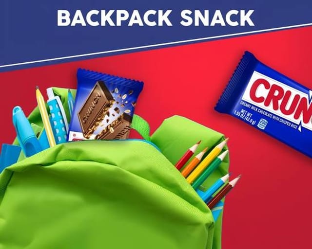 Crunch Creamy Milk Chocolate With Crisped Rice (1.6 Oz).