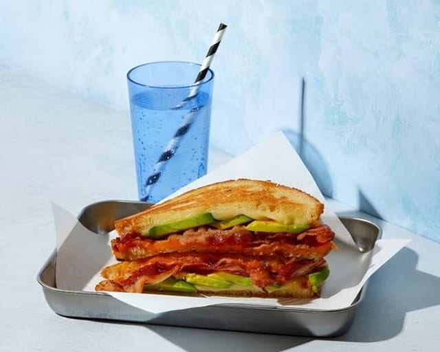 🥓 Bacon Avocado 🥑 Grilled Cheese Sandwich.