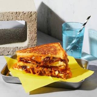 🍗 BBQ Chicken Grilled 🧀 Cheese Sandwich