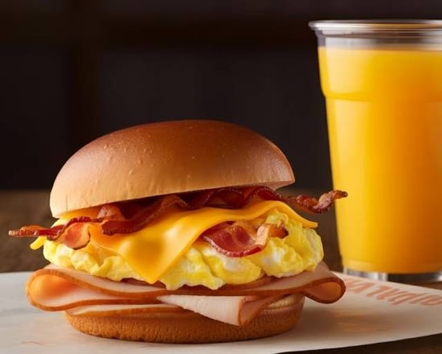 Turkey, Bacon, Egg and Cheese.