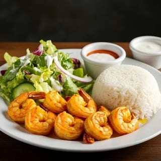 Shrimp Over Rice