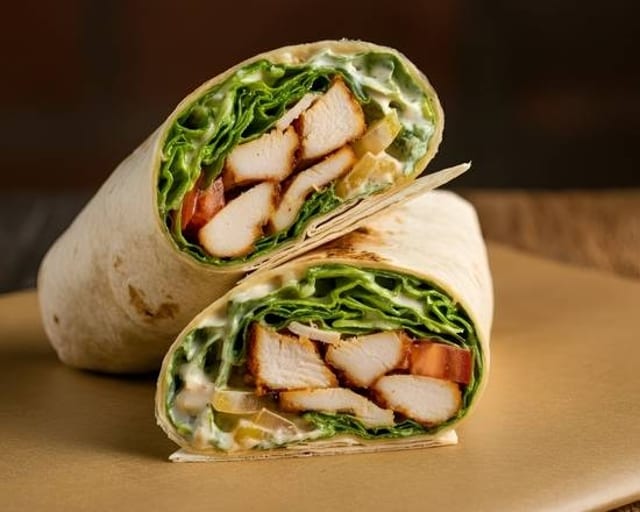 Chicken Caesar Wrap.