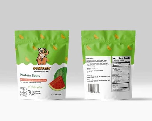 Yumtein Protein Bears Watermelon.