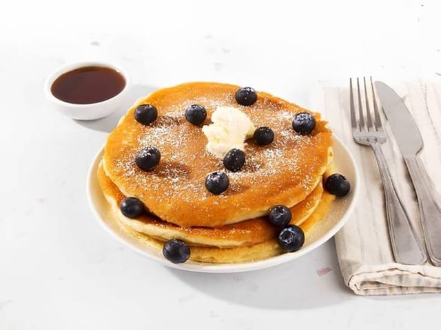 Blueberry Pancakes.