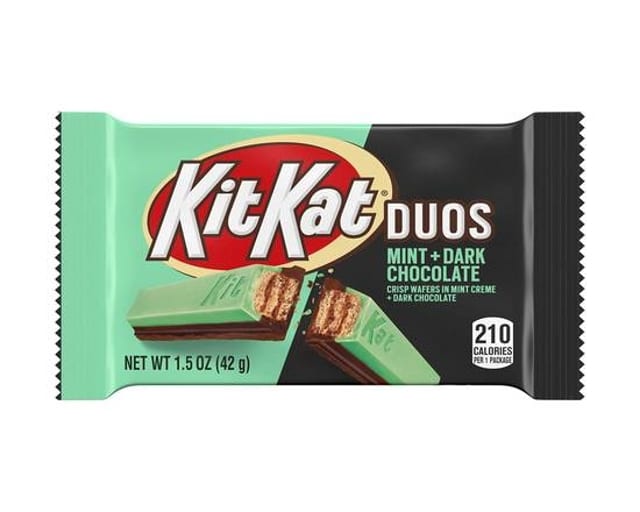 Kitkat Duos Mint-Dark Chocolate.