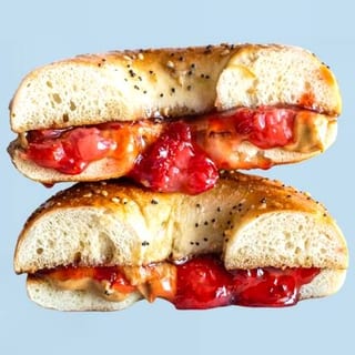 Bagel with Peanut Butter & Jelly